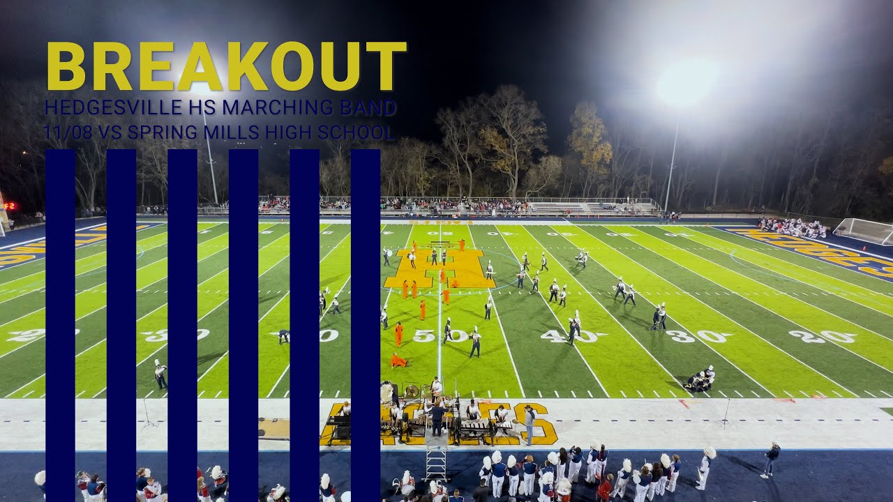 Hhs Performance Breakout! Partial HHS Halftime Performance vs Spring Mills HS - YouTube