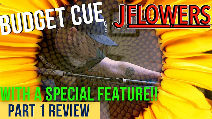 A Budget  Cue with a Carbon Fiber Shaft!?  JFlowers Cue Review Part 1