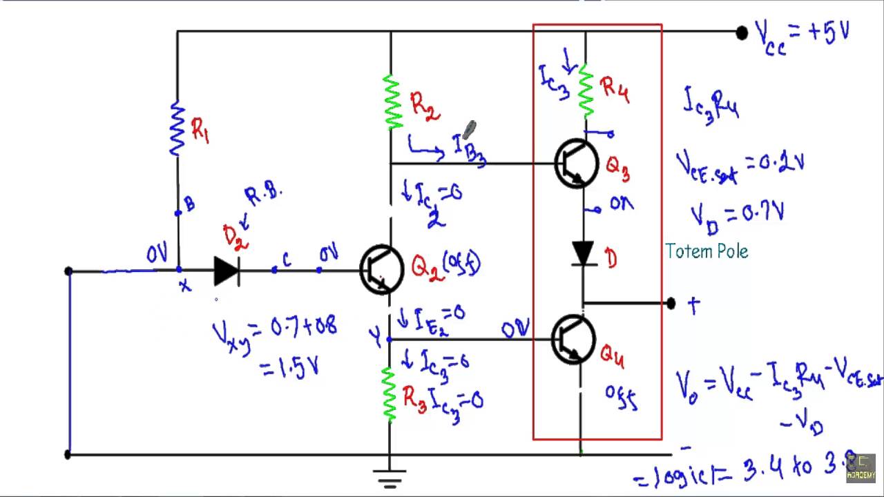 totem pole output circuit