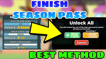 📈💎 FASTEST WAY TO FINISH THE SEASON PASS IN CLICKER SIMULATOR