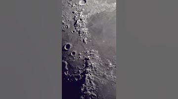 Mountain Range of the mooooon.. #astronomy #science #shorts