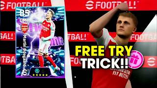 Trick To Get Free Showtime Martin Odegaard In eFootball 2026 Mobile
