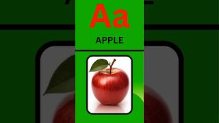 A for Apple! learning English alphabet! alphabet! a to z! ABCD #abcd #abcshorts