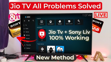 Jio Tv All Problems Solved ⚡| Kodi All Error Solved | Jio Tv On Android Tv | Jio TV in Smart Tv |