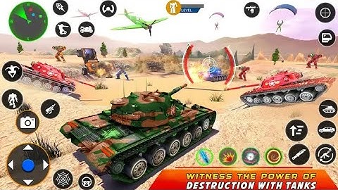 Army Bus Robot Transform Wars Android Play Games Part - 3