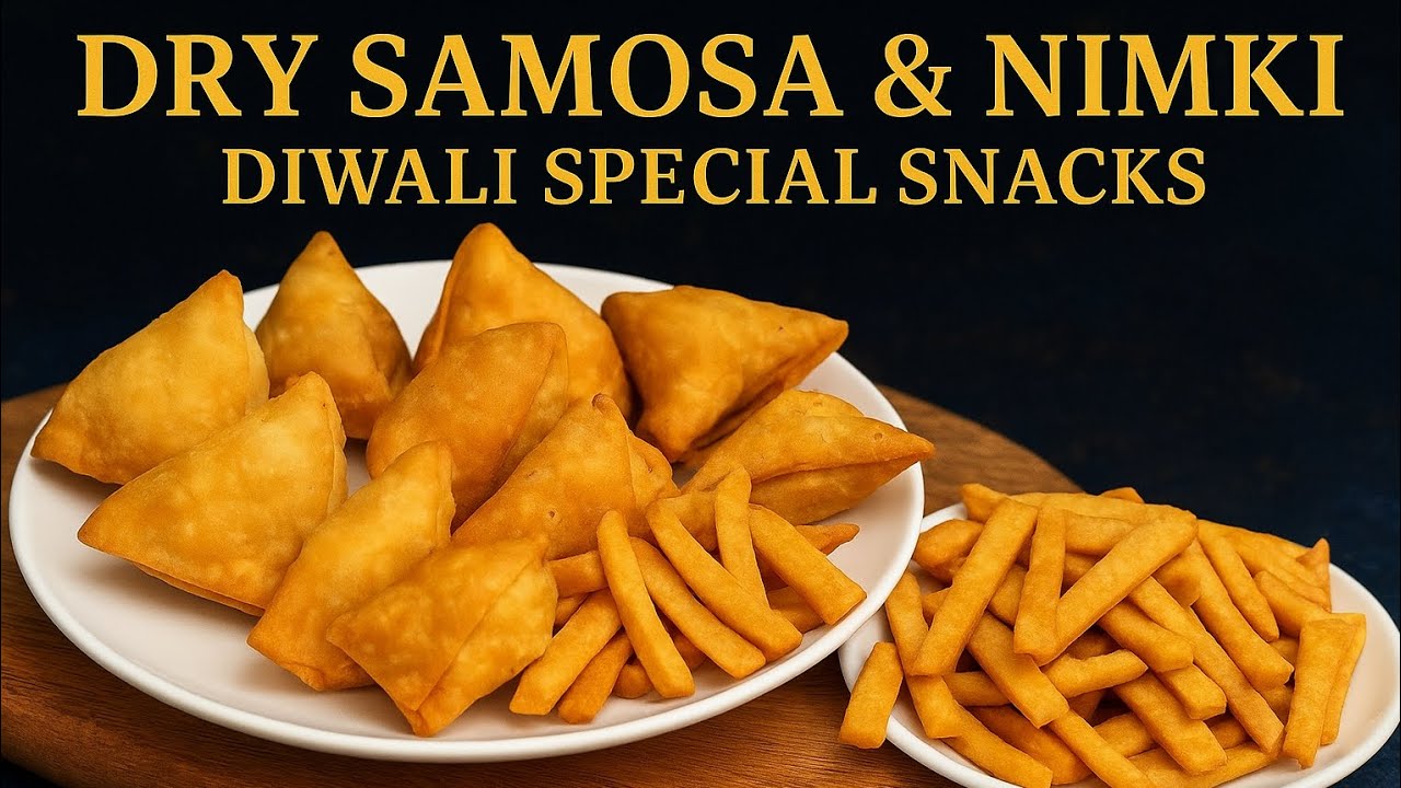 Jhatpat banae haldiram wale mini samose | dry samosa recipe | nimki recipe #samosa #food #recipe 