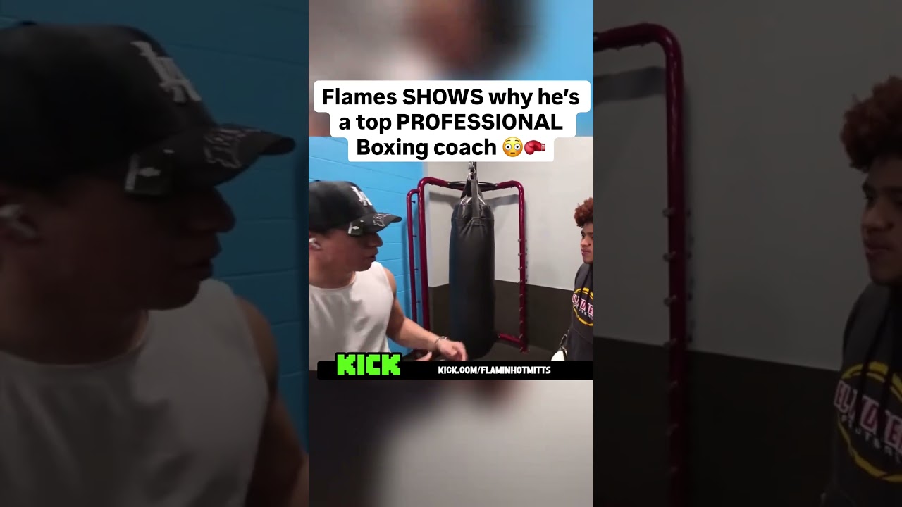 Flames SHOWS why he’s a top PROFESSIONAL Boxing coach 😳🥊