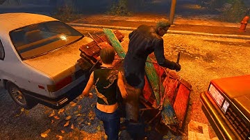 Jeryl Traps Albert Wesker Inside Of A Pallet