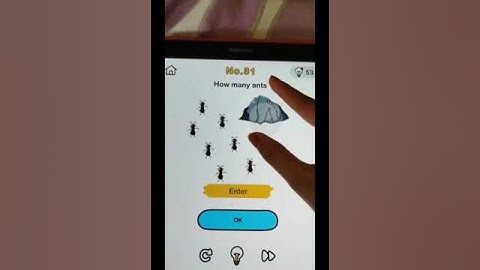 brain out level 31 | how many ants | walkthrough solutions