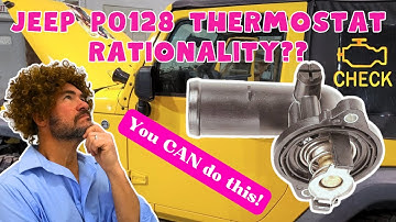 Jeep Chrysler thermostat rationality P0128 (how to fix, so easy!)