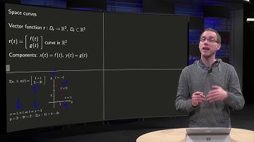 Vector functions and space curves (2D)