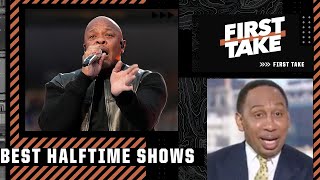 Stephen A. reacts to the Super Bowl LVI halftime show 🎤 | First Take