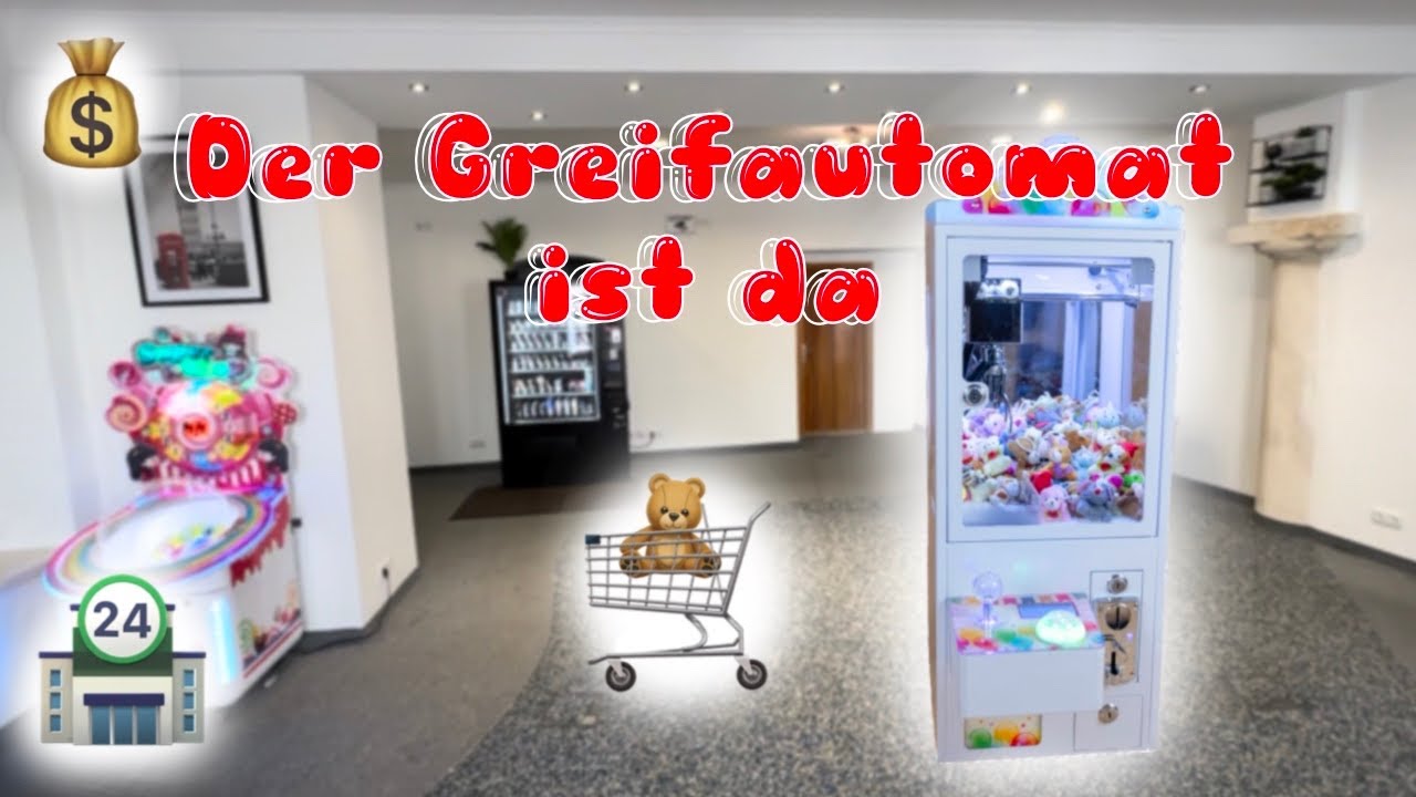 Aufrüstung im Shop! Unser neuer Greifautomat ist endlich da! 