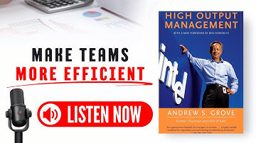 High Output Management by Andrew S. Grove Audiobook (Book Summary in English)