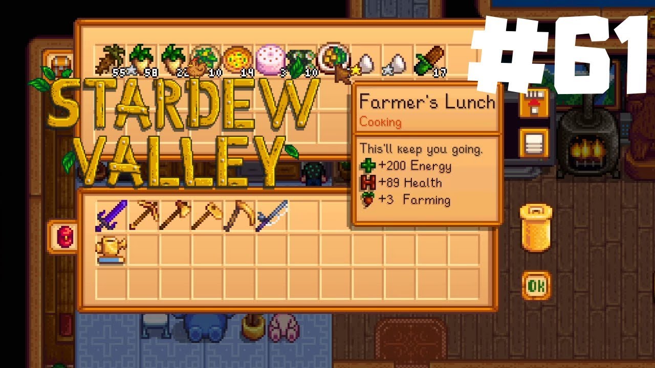 Stardew Valley 1.4 Update! | Getting Some Cooking Done! | Let's Play Episode #61 - YouTube