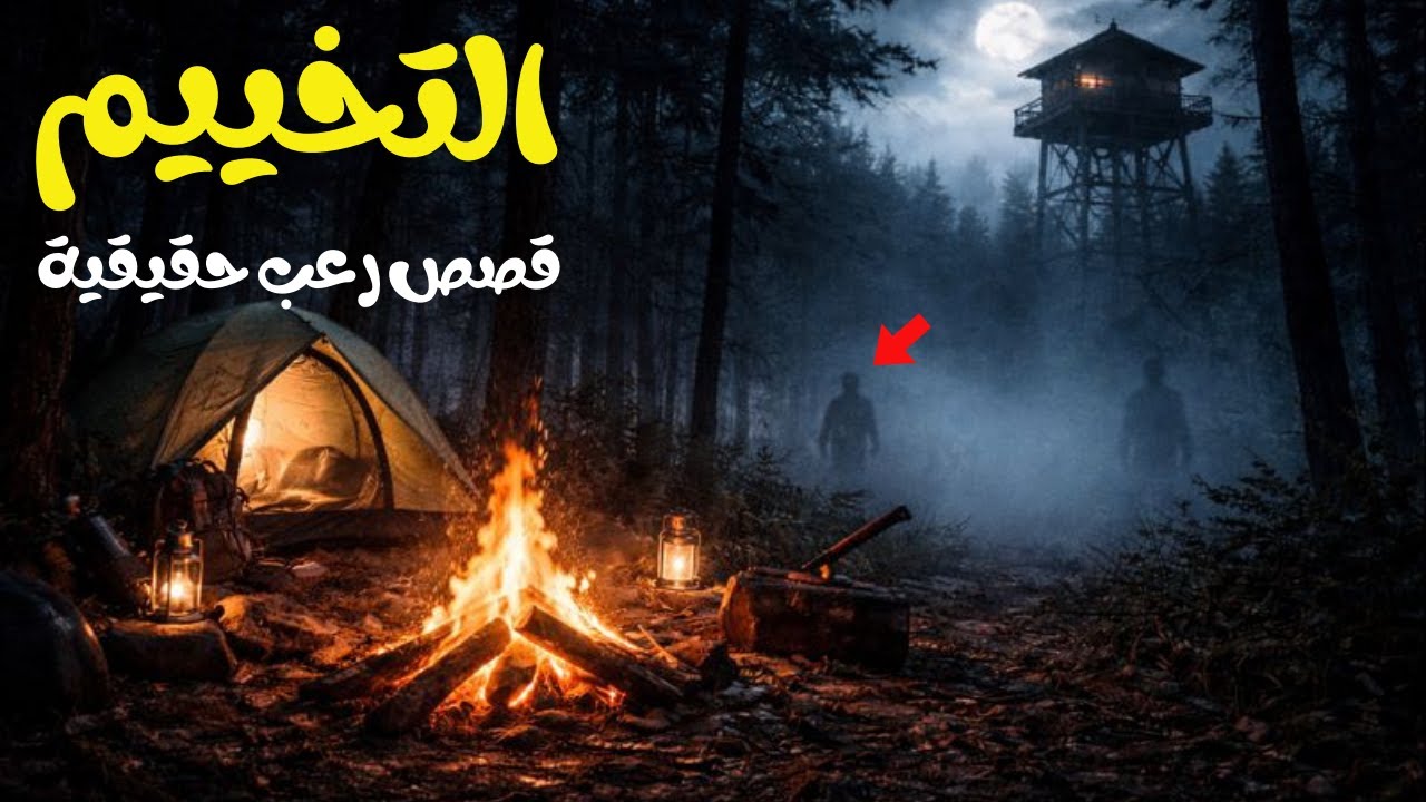 مجموعه قصص رعب حقيقية حدثت أثناء التخييم | لن تنام الليله 🔥