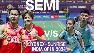 YE HONG WEI/LEE CHIA HSIN V/S DECHAPOL/SAPSIREE YONEX-SUNRISE INDIA OPEN 2024 | SEMI