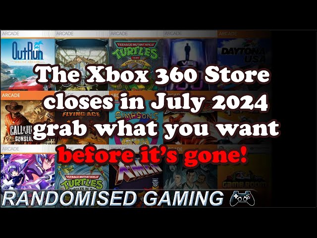 Microsoft will shut down the Xbox 360 Store in July 2024