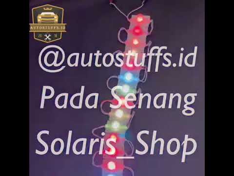 Lampu LED 1 Mata RGB Warna Warni/Lampu Kolong/Lampu Truck 12V 24V/RGB