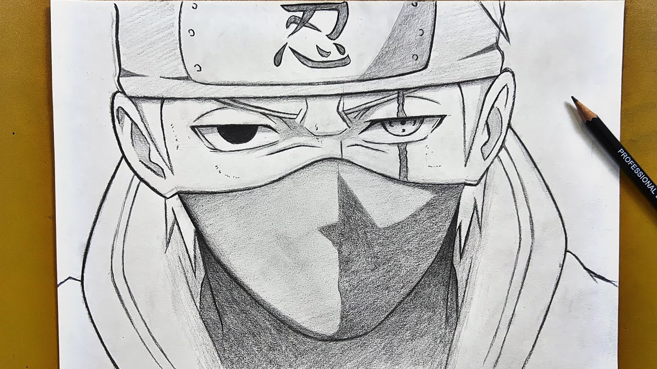 My kakashi drawing! : r/Naruto