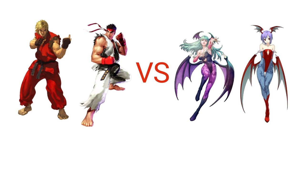 mugen ryu/ken vs morrigan/Lilith - YouTube
