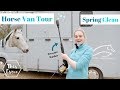Horse Box/Van Tour and Spring Cleaning! *Satisfying* + pressure washing | This Esme