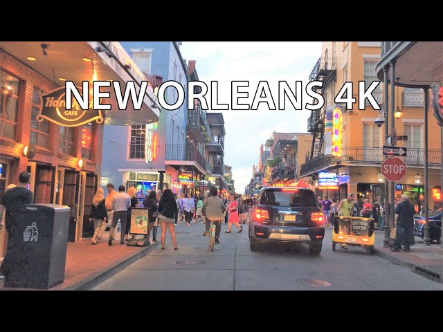 mp3 - new orleans 4k sunset drive driving downtown