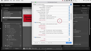 Adding metadata - including Google Images metadata - to photos in Lightroom Classic