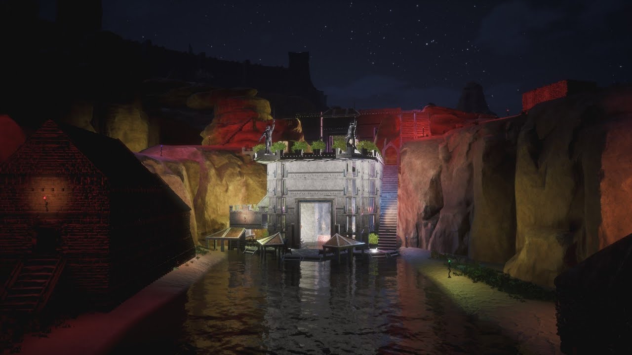 ([Conan Exiles]) Speed building "Under the waterfall" (Под водопадом) 🦉