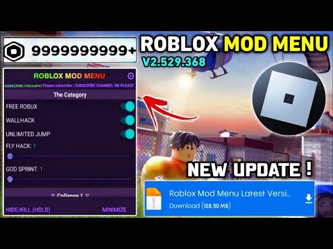 Roblox Mod Menu v2.574, Wallhack , speed With No Lock , unlimited Robux