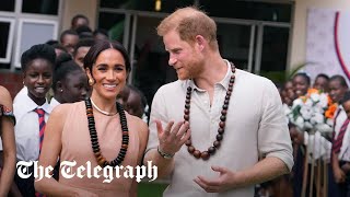 Prince Harry and Meghan arrive in Nigeria for three-day visit