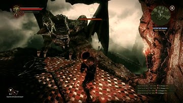 The Witcher 2 - Fighting The Dragon (Dark Mode)