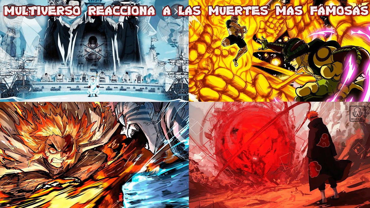 Multiverso reacciona a las muertes mas famosas Capítulos 1 al 10
