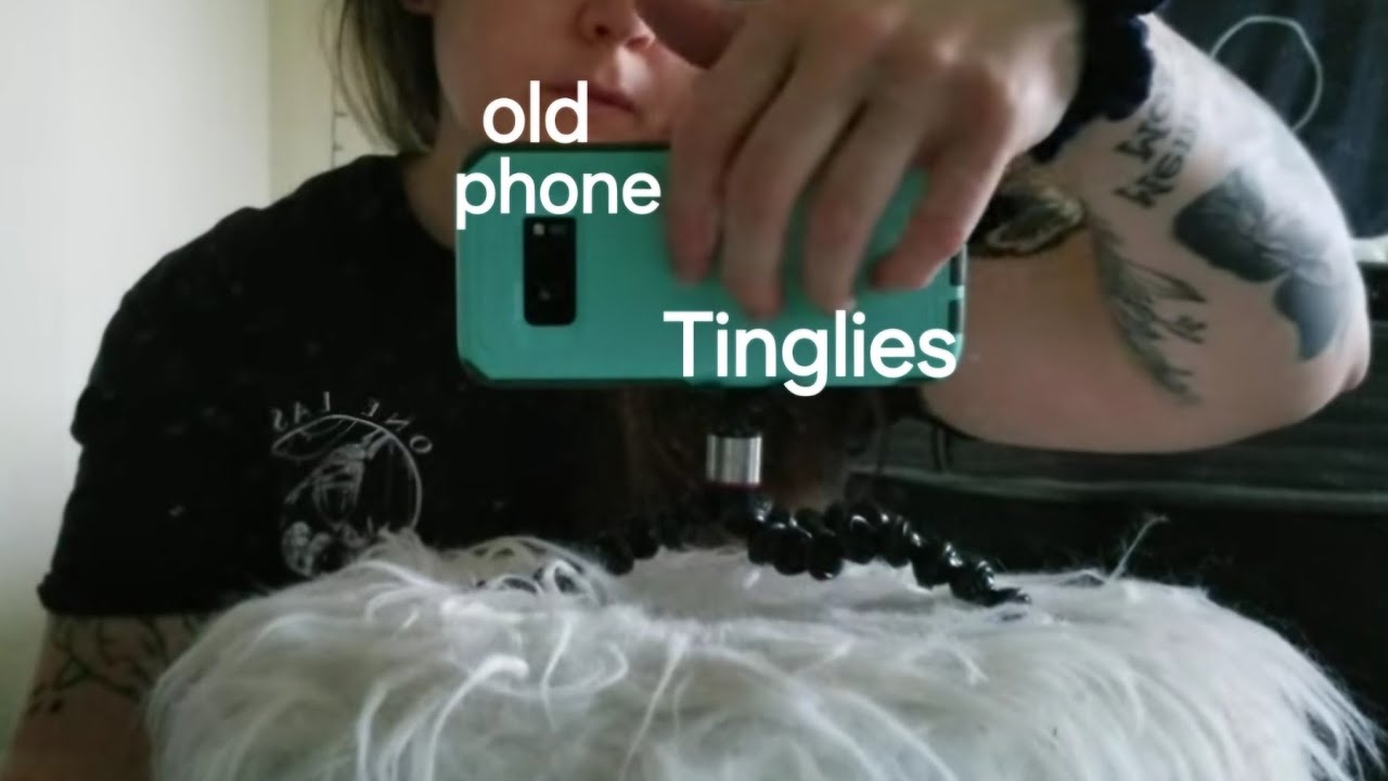 Old Phone ASMR | Camera tapping/scratching | w/ and w/o the case | some whispers