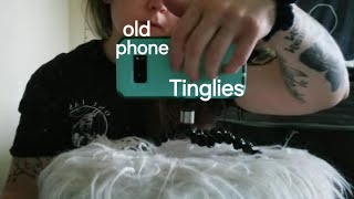 Old Phone ASMR | Camera tapping/scratching | w/ and w/o the case | some whispers