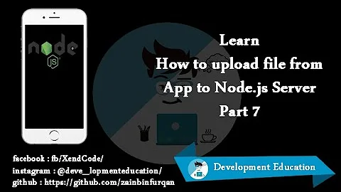 How to send file from Flutter app to Node.js Server | Flutter for beginners | HIndi\Urdu