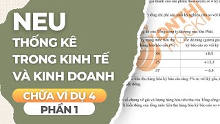 Neu - Thống Kê Trong Kinh Tế Và Kinh Doanh - Chữa Ví Dụ 4 - Phần 1