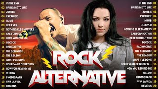 Alternative Rock Of The 90s 2000s  Linkin park, Metallica, Creed, AudioSlave, Hinder, Evanescence