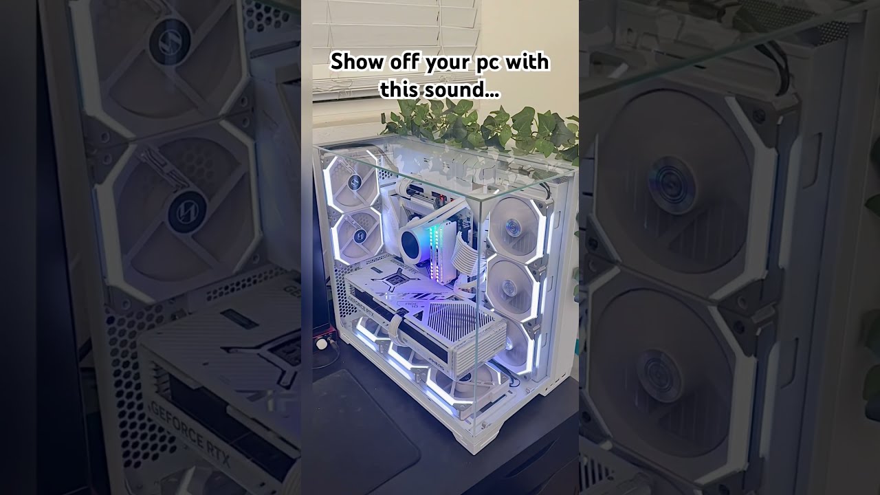 WHITE GAMING PC RTX 4090 Pcgaming Pcgamer Gaming Gamingpc Rtx5090 Rtx4090