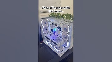 WHITE GAMING PC RTX 4090 | #pcgaming #pcgamer #gaming #gamingpc #rtx5090 #rtx4090