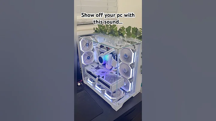 WHITE GAMING PC RTX 4090 | #pcgaming #pcgamer #gaming #gamingpc #rtx5090 #rtx4090