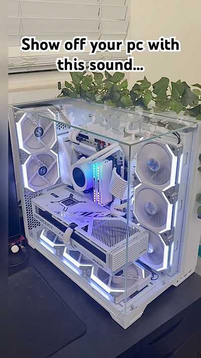 WHITE GAMING PC RTX 4090 | #pcgaming #pcgamer #gaming #gamingpc #rtx5090 #rtx4090
