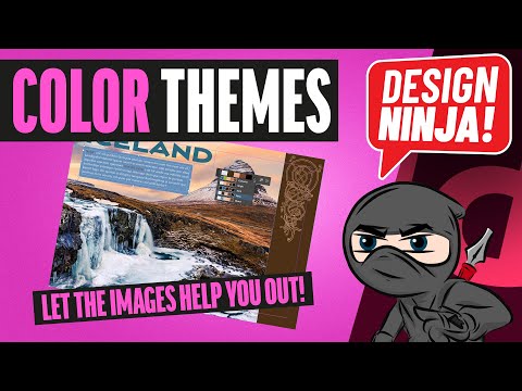 Quickly and Easily Create and Use Colour Themes that Harmonize in Adobe InDesign!