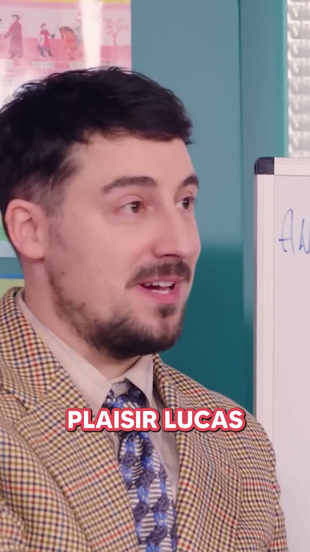 Je fais un cadeau au professeur