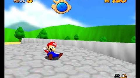 Drowning in Super Mario 64 with Sonic drowning music