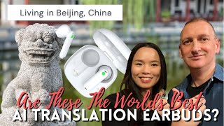 The best A.i Translation Earbuds in the World? A funny live test: Timekettle WT2 Edge.