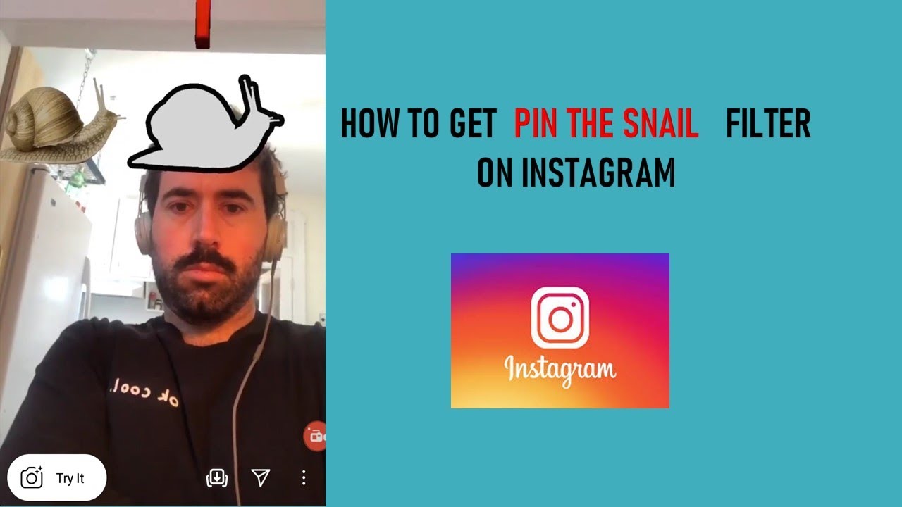 HOW TO GET PIN THE SNAIL FILTER ON INSTAGRAM - YouTube