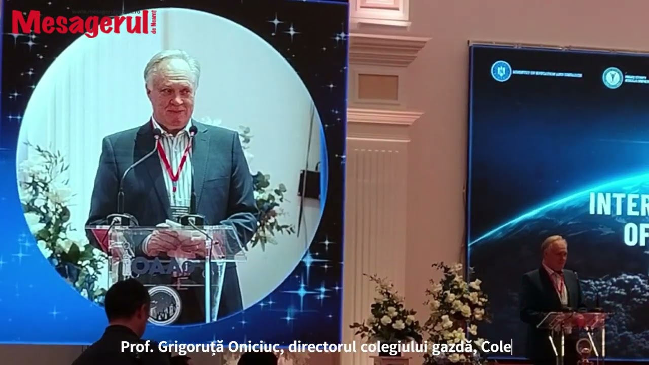Video-foto. Festivitatea de deschidere a Olimpiadei Internaționale de Astronomie și Astrofizică pentru Juniori – la Piatra- Neamț 3 YouTube player