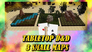 Making A D&D Battle Map (Three Small Grass Maps) In Tabletop Sim