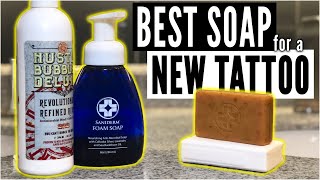 What TYPE OF SOAP is Better to Use ON A NEW TATTOO? Bar soap OR Foam Soap? Details